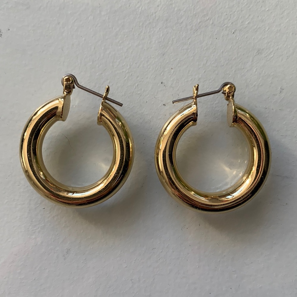 Chunky Gold Hoops